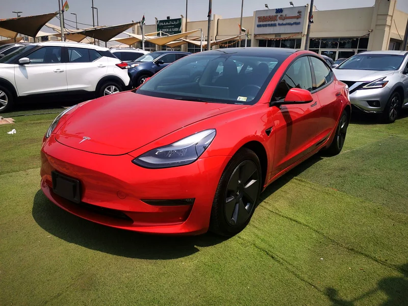Tesla ** 2023 ** | ** Model 3 ** | ** Very Clean Car ** | Metallic Red ** |63156040505730111