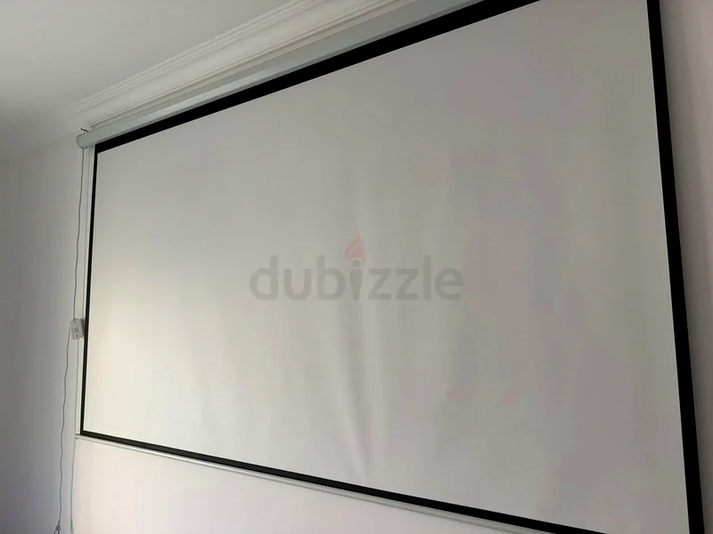 Projector Screen Beetec Motorized 220x124 - Price Drop Urgent Sell63234610108162112