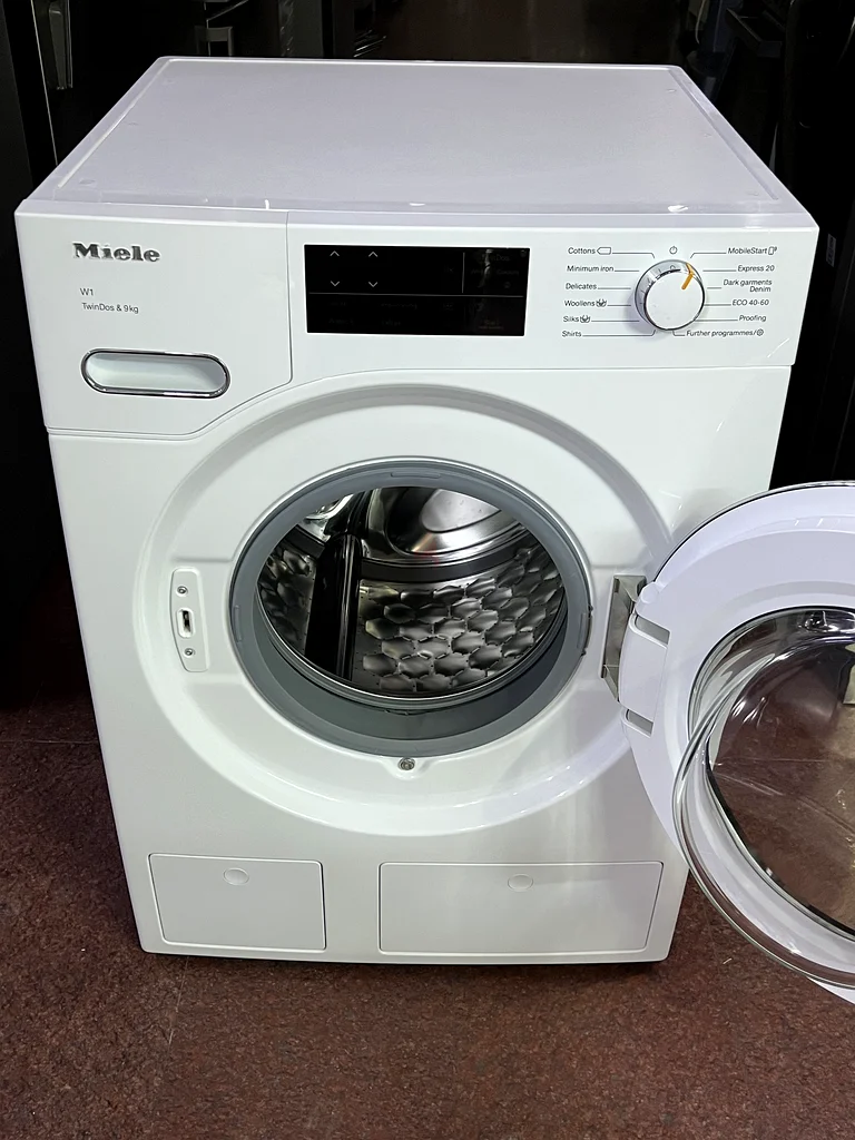 Miele twin-dos W1 front-loader washing machine: A I 9 kg I 1400 rpm I Automatic dispensing I Pre-iro63167109792899112