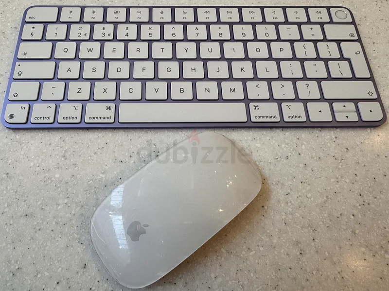 لوحة مفاتيح Apple Magic-3 (إنجليزية) مع ميزة تحديد الهوية باللمس ولوحة التحكم Magic-2 الماوس متعدد اللمس (نسخة محدودة)632539663105301129