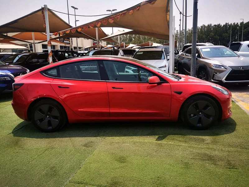 Tesla ** 2023 ** | ** Model 3 ** | ** Very Clean Car ** | Metallic Red ** |63156040505730113