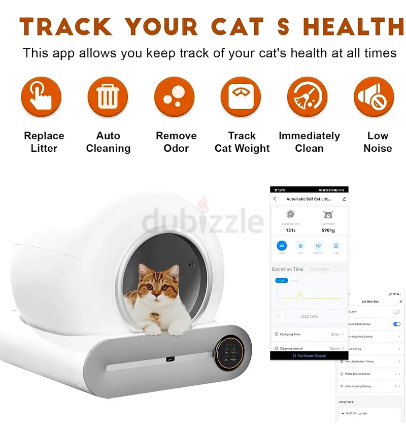 Smart Self-Cleaning Cat Litter Box63233128465025113