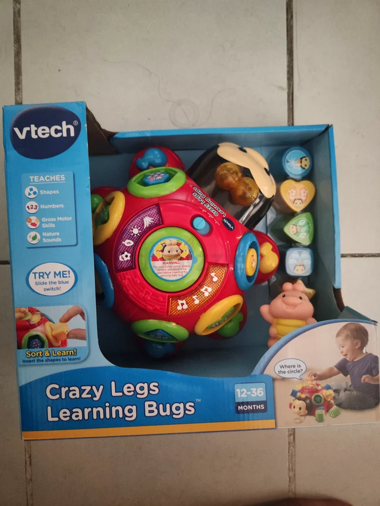 VTech Crazy Legs Learning Bugs - Fun  Educational Baby Toy!63232166545154111