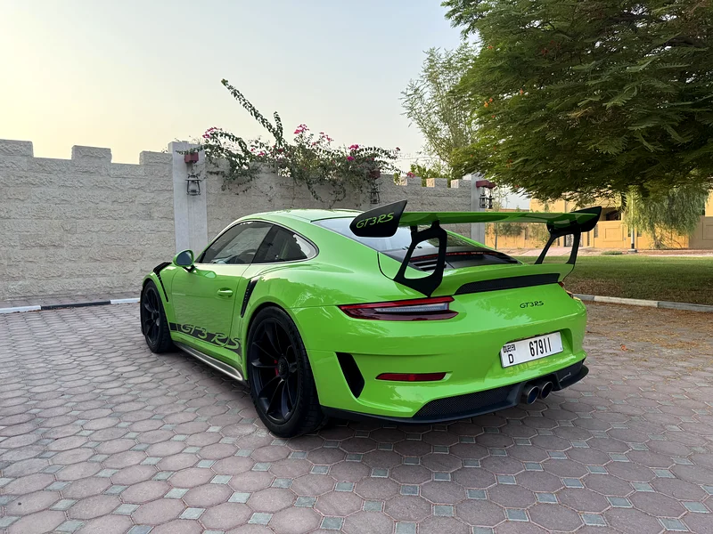Porsche Al Naboodah warranty 2019 911 Porsche GT3RS 991.2 clubsport package GCC specs63156541500291112
