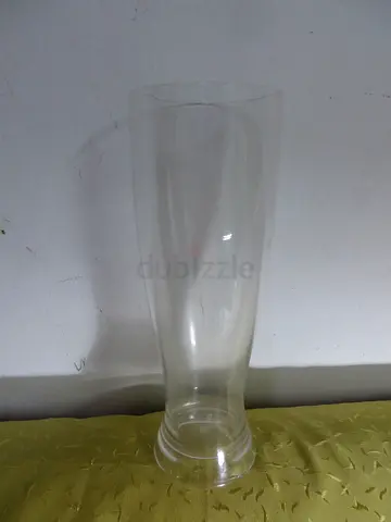 SET of 6 plastic beer glasses 750ml large