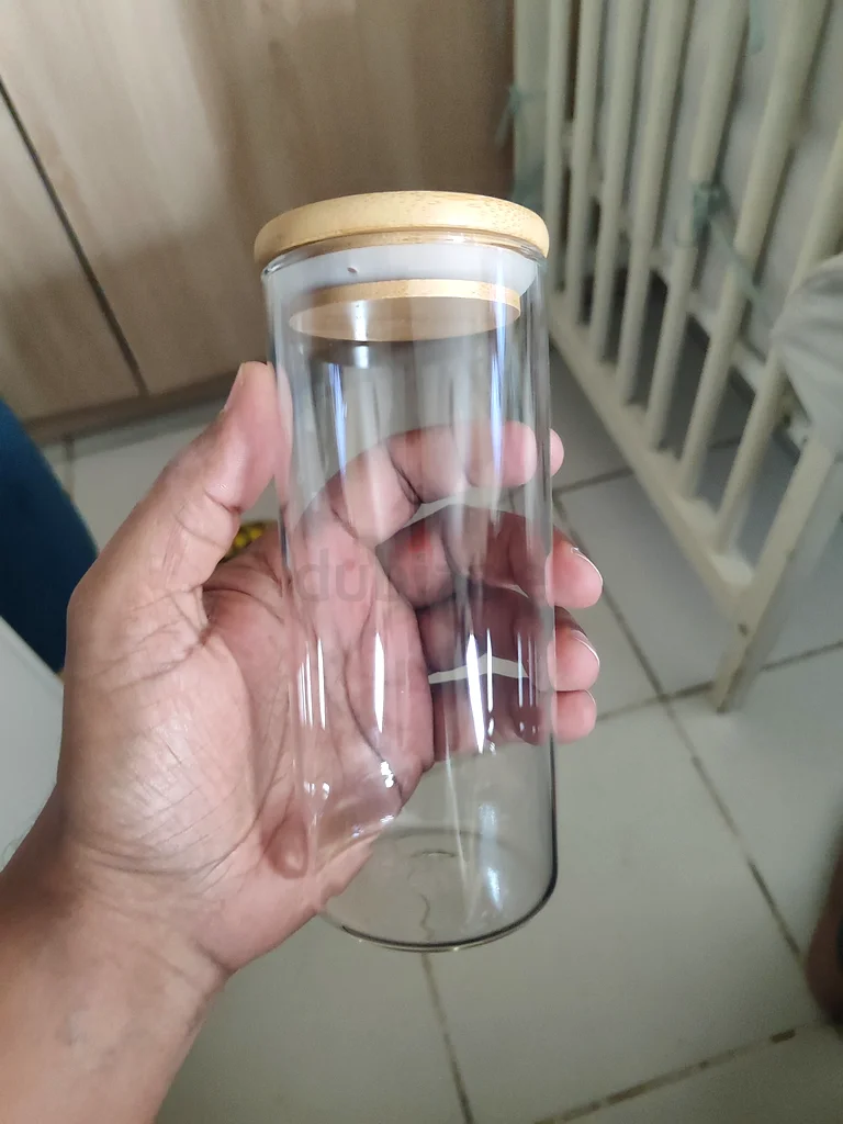 Stylish Glass Storage Jar with Bamboo Lid63215872682243111