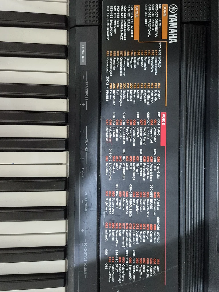 Portable Keyboard/Piano for sale (with free stand)63207396631171113