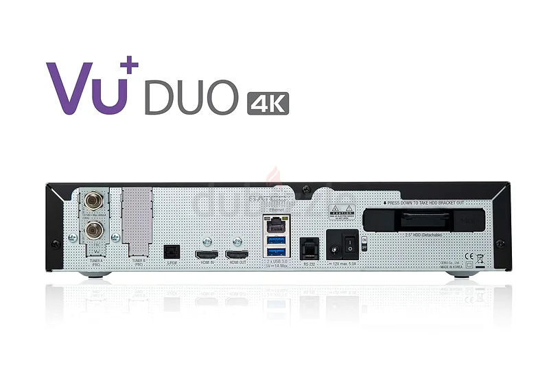 VU+ Duo 4K SE 1x DVB-S2X FBC Twin Tuner PVR ready Linux Receiver UHD 2160p63264594118913112