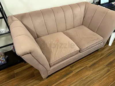 Stylish Modern Pink Sofa for Sale!
