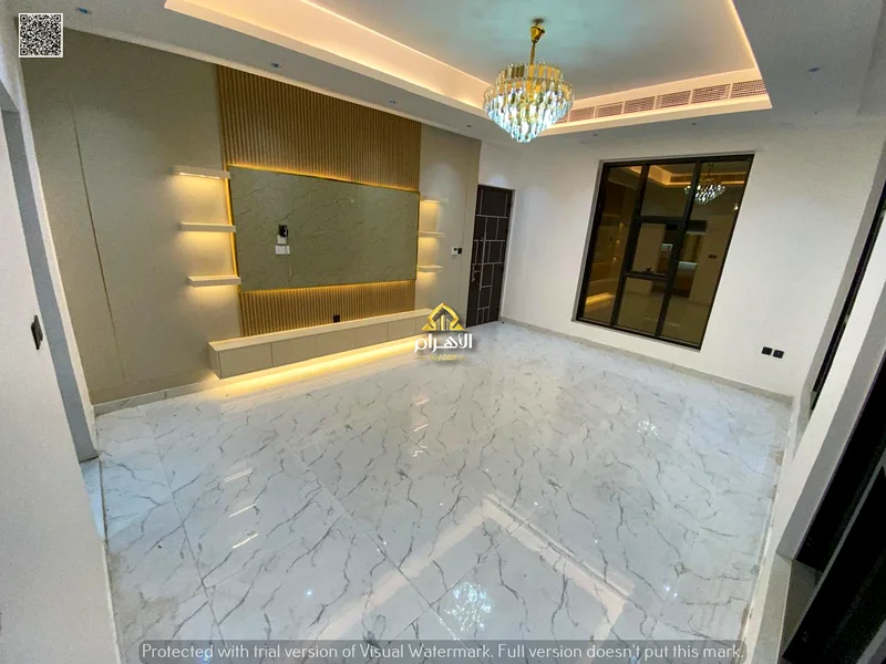 Modern villa, including air conditioning, electricity and water, directly next to the mosque, very luxurious finishes in Ajman63902536630915114