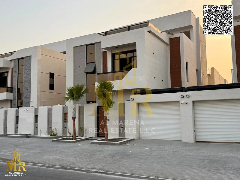 For sale - Luxury villa in Al Bahia - Ajman | Two floors + roof | 6 master bedrooms | Majlis and hall | Private pool | Price 1,950,000 dirhams includi63881480998529110