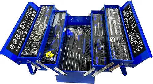 BOSS LIFE STYLE 85-Piece Socket Set Toolbox with Wrenches â€“ Versatile Tools for Cars, Home, and Of