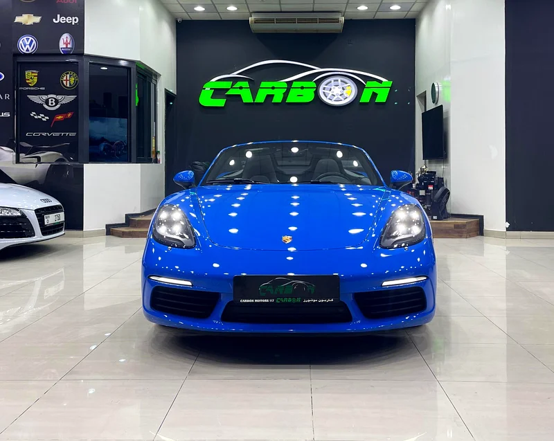 2022 PORSCHE 718 BOXTER IN MIAMI BLUE IN IMMACULATE CONDITION63225702144131113