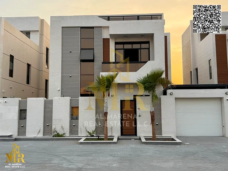 For sale - Luxury villa in Al Bahia - Ajman | Two floors + roof | 6 master bedrooms | Majlis and hall | Private pool | Price 1,950,000 dirhams includi63881480998529111