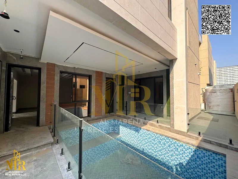 For sale - Luxury villa in Al Bahia - Ajman | Two floors + roof | 6 master bedrooms | Majlis and hall | Private pool | Price 1,950,000 dirhams includi63881480998529113