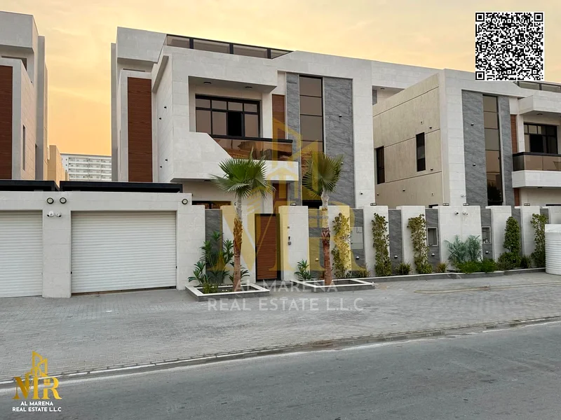 For sale - Luxury villa in Al Bahia - Ajman | Two floors + roof | 6 master bedrooms | Majlis and hall | Private pool | Price 1,950,000 dirhams includi63881480998529112