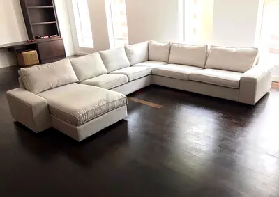 Super brand new condition ikea kivik big Ushape sofa beige brand new condition