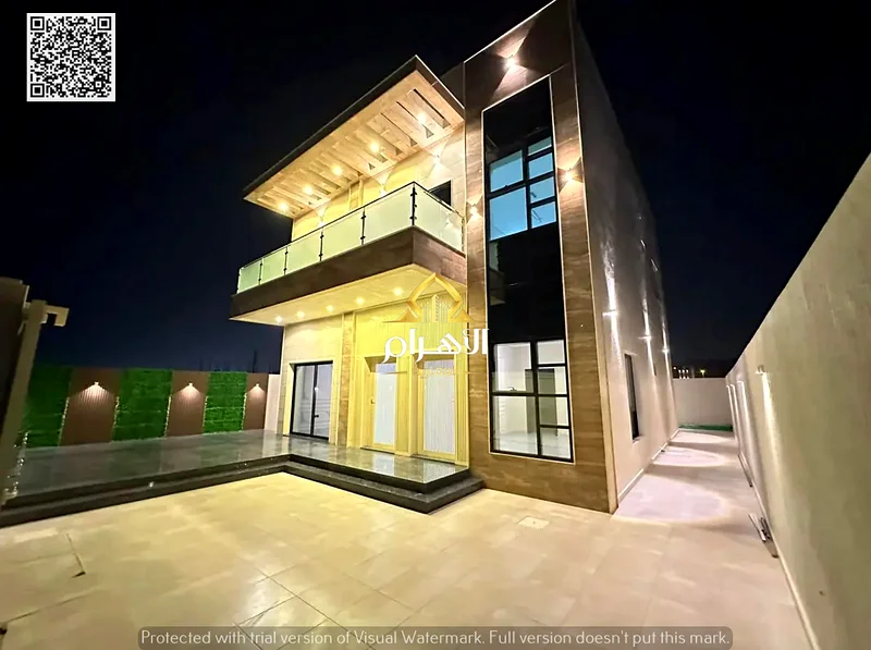 At a bargain price and without a down payment, a villa near the mosque, one of the most luxurious villas in Ajman, with a palace design, super deluxe63900609246979110