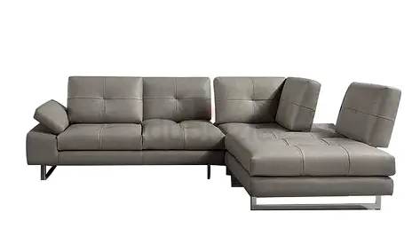 Real leather premium quality luxury lshape functional sofa great condition