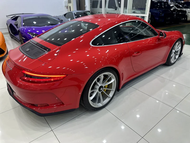 Porsche 911 GT3 Touring 2018 GCC UNDER WARRANTY + Ceramic Brakes - 1 Owner - Original Paint 100%63156541511811113