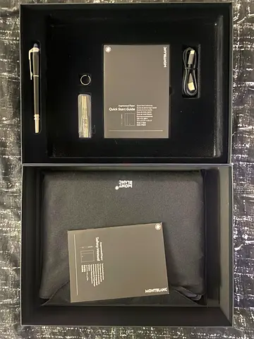 Executive Gift- Elegant Montblanc Gift Box - Augmented Pen - Paper Urban Racing Red