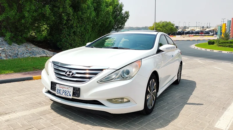 HYUNDAI SONATA 2014 USA LIMITED FULL OPTION WITH SUNROOF LEATHER SITES CROSS CONTROL VERY CLEAN CAR63170388198913114