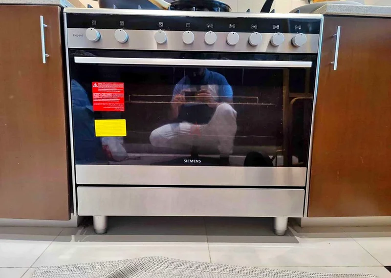 سيمنز، فرن غاز بخمسة مواقد، 90 سم، طراز HG73G6357M63166647612291112