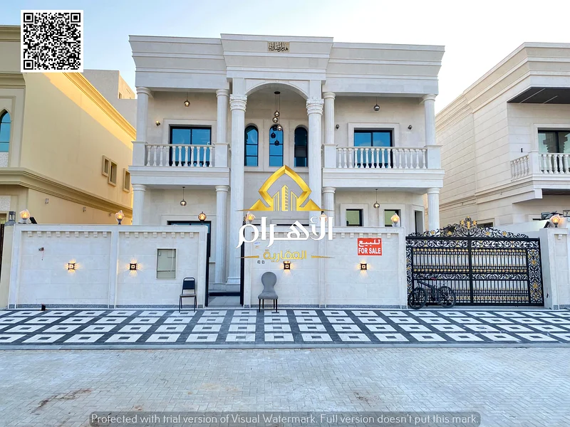 For sale directly from the owner, a super deluxe villa, at a price including electricity, water, air conditioners, and personal finishing, with 100% b63871901359873110