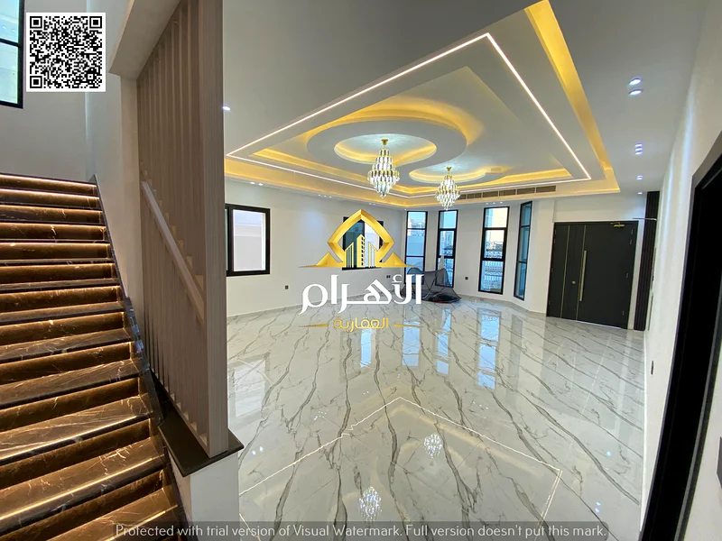 For sale directly from the owner, a super deluxe villa, at a price including electricity, water, air conditioners, and personal finishing, with 100% b63871901359873113