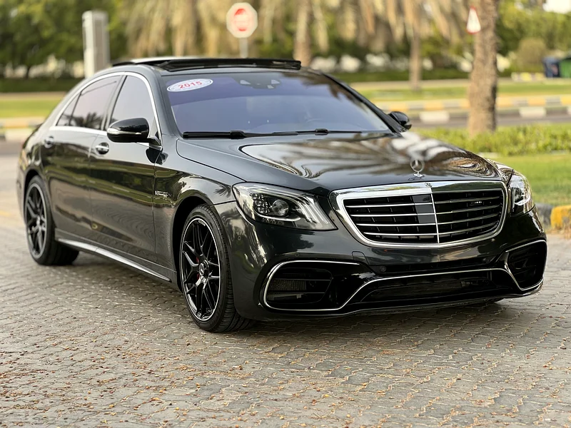 مرسيدس S550 موديل 2015 وارد امريكا كلين تايتل محول كيت S63 كامل63157444894594113