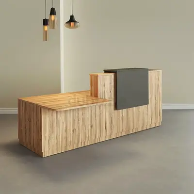Stylish Modern Reception Desk Custom Made