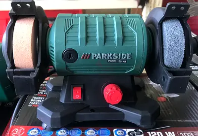 PARKSIDE ELECTRIC DOUBLE BENCH GRINDER 220V NEW