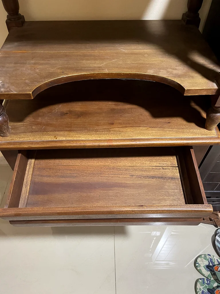 Stylish Vintage Wooden Console Table63216835993091111