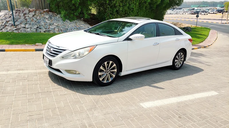 HYUNDAI SONATA 2014 USA LIMITED FULL OPTION WITH SUNROOF LEATHER SITES CROSS CONTROL VERY CLEAN CAR63170388198913112