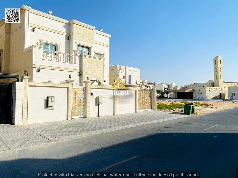 Own a luxurious villa in Ajman, including water, electricity, and air conditioning, with modern designs and spacious areas, and freehold ownership for all nationalities.63252422970625111