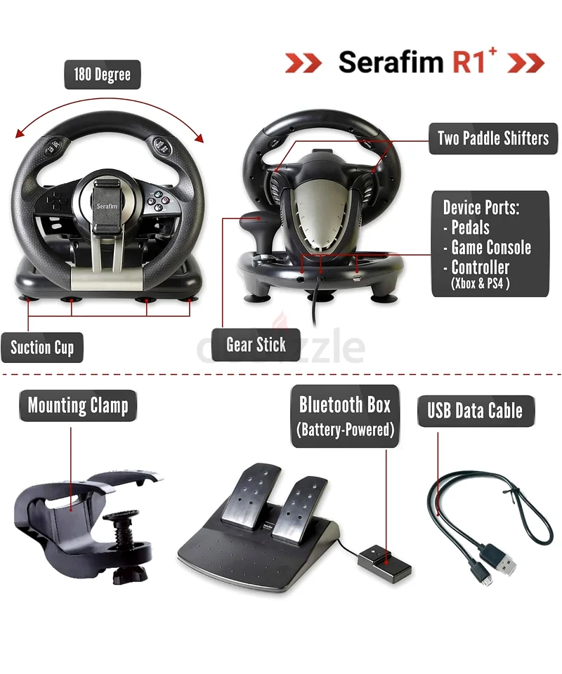 Serafim R1+ Racing Wheel – Experience the Thrill of Racing!63231194929026113