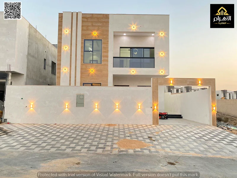 فيلا مع مسبح وسعر يشمل رسوم التسجيل مع مكيفات هوائية في منطقة مميزة قرب مخرج طريق محمد بن زايد.63901153765379110