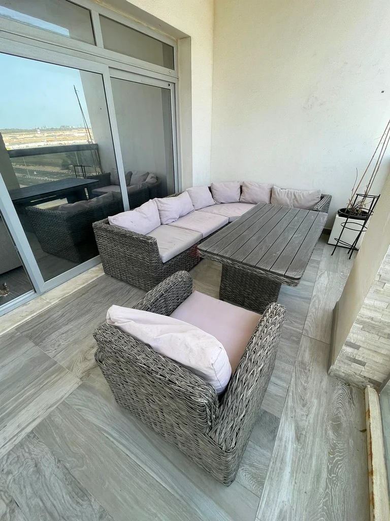 Wicker garden set (5-seater), table + seating63222341621506113
