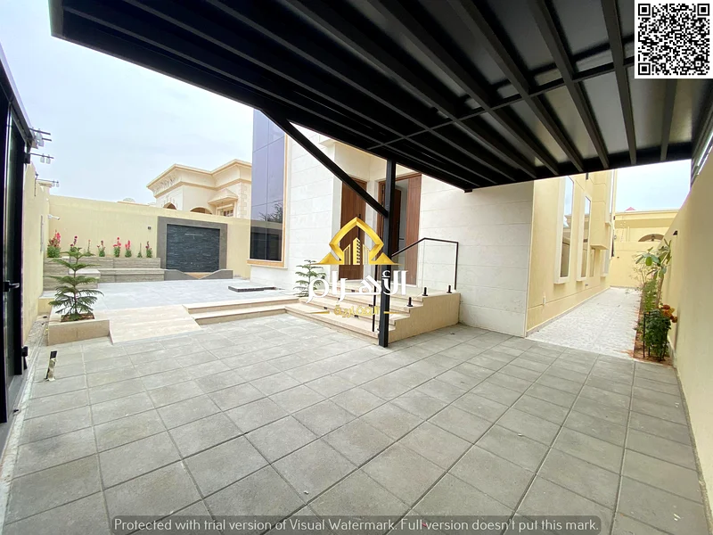 • 🏠For sale, a super deluxe finished villa with a large courtyard - close to Sheikh Mohammed bin Zayed Road, with the possibility of bank financing63871395159555111