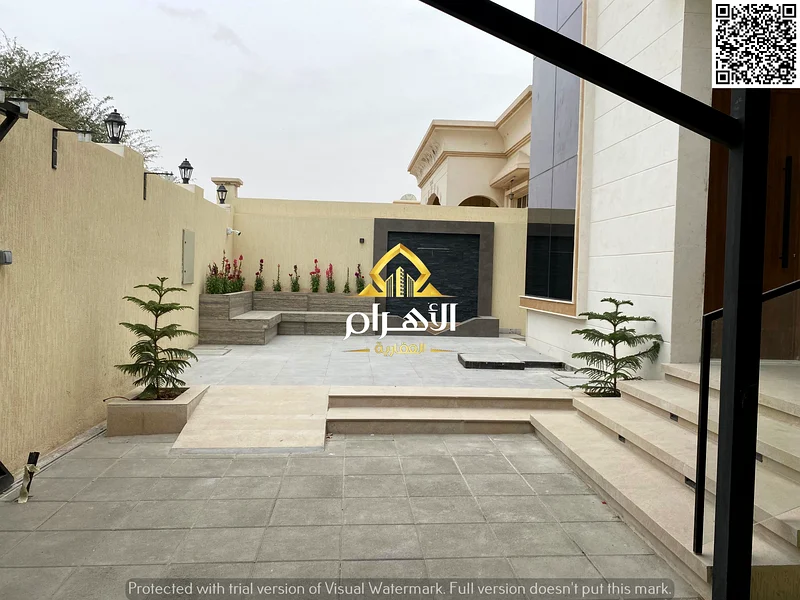 • 🏠For sale, a super deluxe finished villa with a large courtyard - close to Sheikh Mohammed bin Zayed Road, with the possibility of bank financing63871395159555110