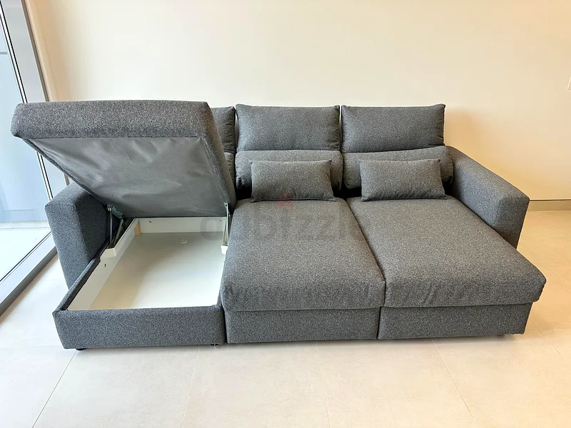 أريكة زاوية إسكيلستونا بسرير بحجم كبير63185234230017111