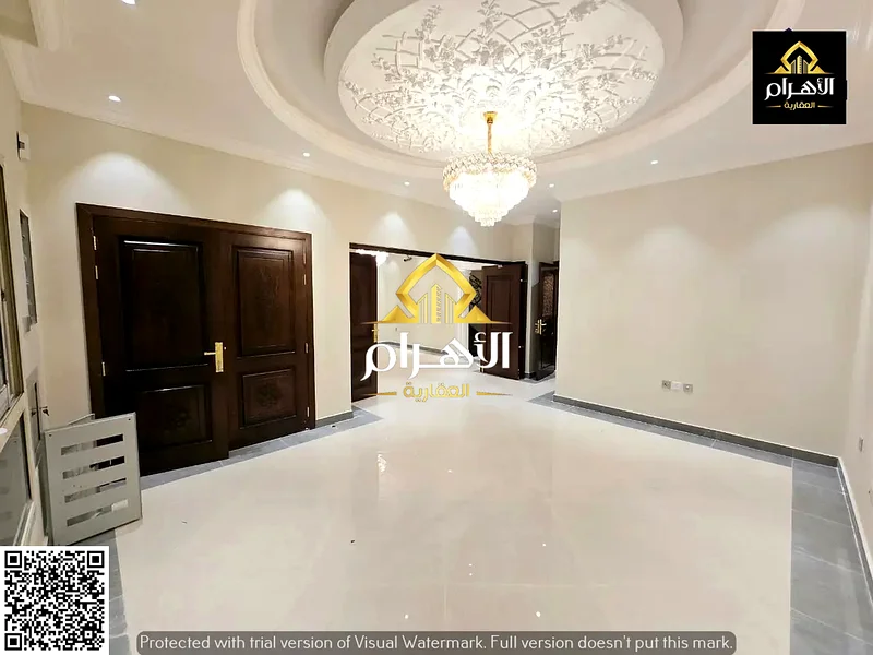 Villa for sale, personal finishing, one of the most luxurious villas in Ajman, directly opposite the park, freehold and without service fees63901264403585114