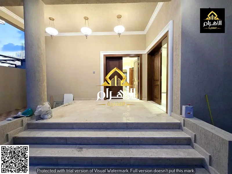 Villa for sale, personal finishing, one of the most luxurious villas in Ajman, directly opposite the park, freehold and without service fees63901264403585113