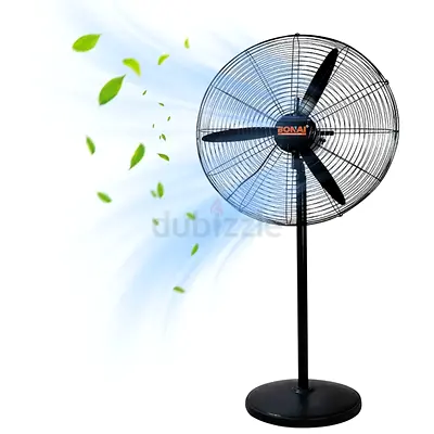 Industrial Stand Fan-Metal Pedal, High-Velocity Copper motor stand fan for large spaces, Warehouse a