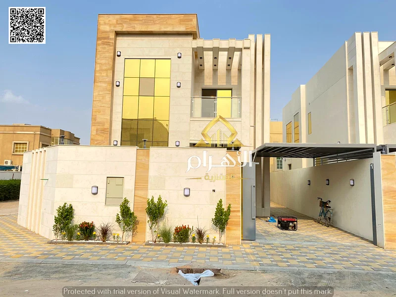 Villa for sale directly from the owner, one of the most luxurious villas in Ajman, made of linen and with super deluxe European finishes and a persona63871394411137111