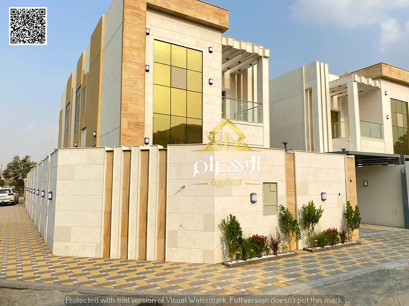 Villa for sale directly from the owner, one of the most luxurious villas in Ajman, made of linen and with super deluxe European finishes and a persona63871394411137110