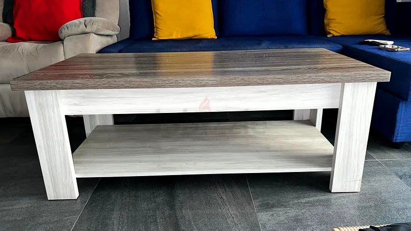 Elegant White Wooden Coffee Table with Storage63216347735683110