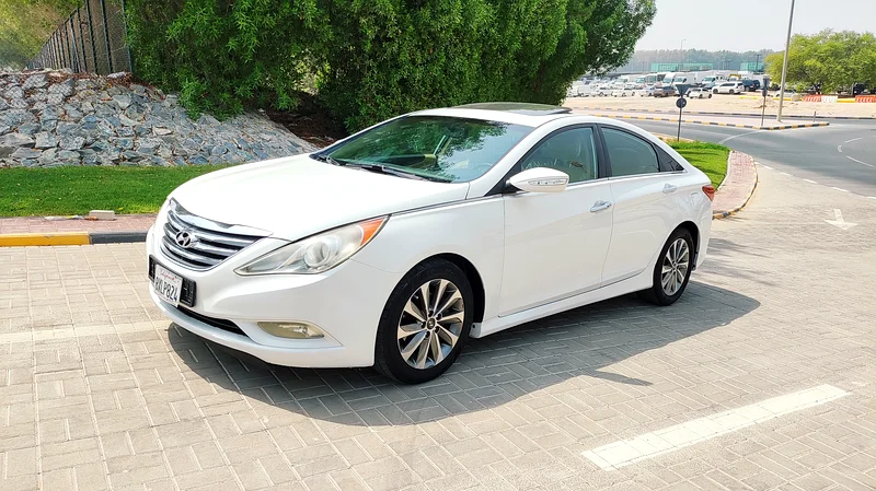 HYUNDAI SONATA 2014 USA LIMITED FULL OPTION WITH SUNROOF LEATHER SITES CROSS CONTROL VERY CLEAN CAR63170388198913113