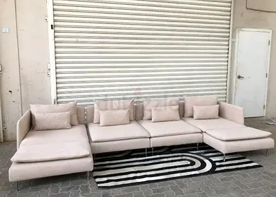 Ikea söderhamn U-shape sofa in beige colour