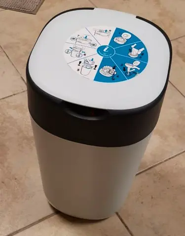 Tommee tippee twist and click diaper bin with refill covers